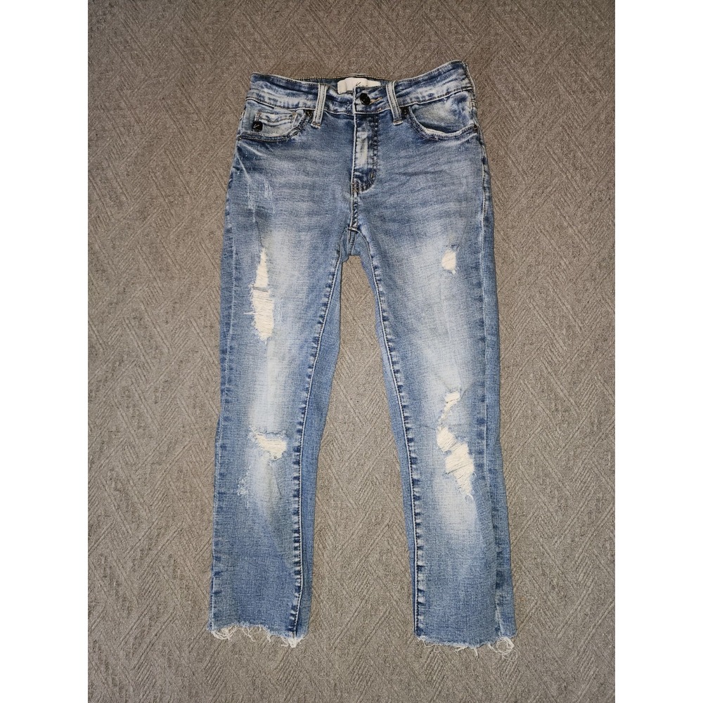KanCan Women's Skinny Ankle Jeans size 3/25 distressed